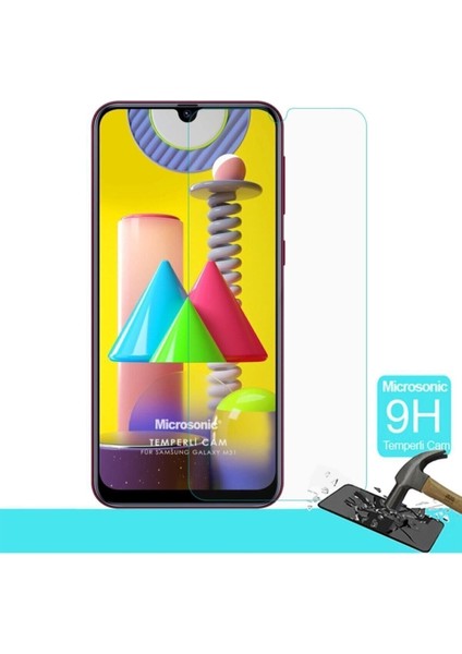 Samsung Galaxy M31 Uyumlu Ekran Koruyucu Yeni Nesil Kırılmaz *hd Cam Screen Protector Glass