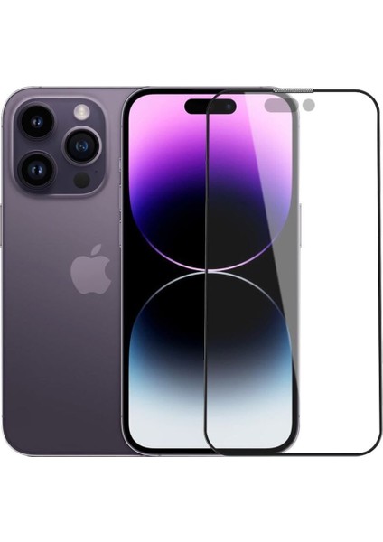 Apple iPhone 14 Pro Max Uyumlu Mat Ekran Koruyucu 9h Temperli Parmak Izi Tutmayan