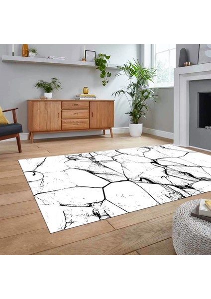 Dijital Baskılı Kaymaz Taban Yıkanabilir Mermer Desen Mutfak Salon Halısı, V-Mermer-01-Beyaz, fiyatları