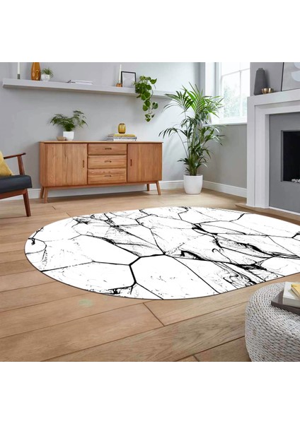 Dijital Kaymaz Taban Yıkanabilir Oval Mermer Desen Mutfak Salon Halısı, V-O-Mermer-01-Beyaz, fiyatları