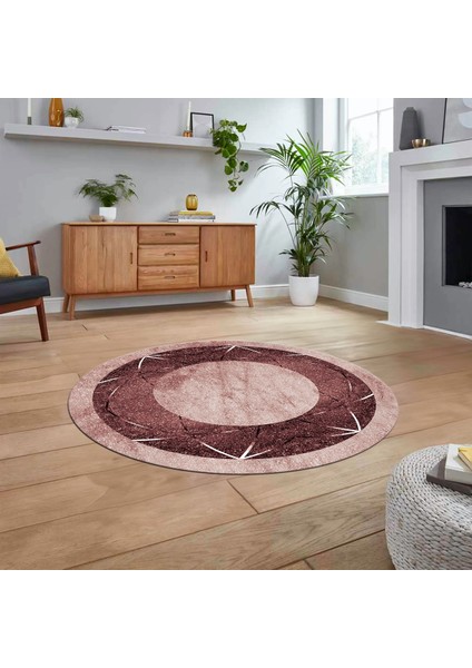 Dijital Kaymaz Taban Yıkanabilir Yuvarlak Mermer Desen Mutfak Salon Halısı, V-Y-Mermer-13-Bordo, fiyatları