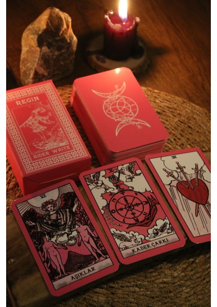 Pembe Cadı Tarot Destesi - 78 Kart