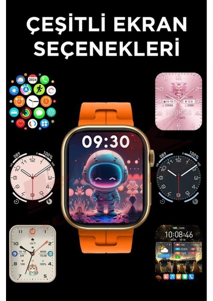 Hk9 Mini Gps/nfc/siri/chat Gpt Destekli Watch 10 Mini Akıllı Saat