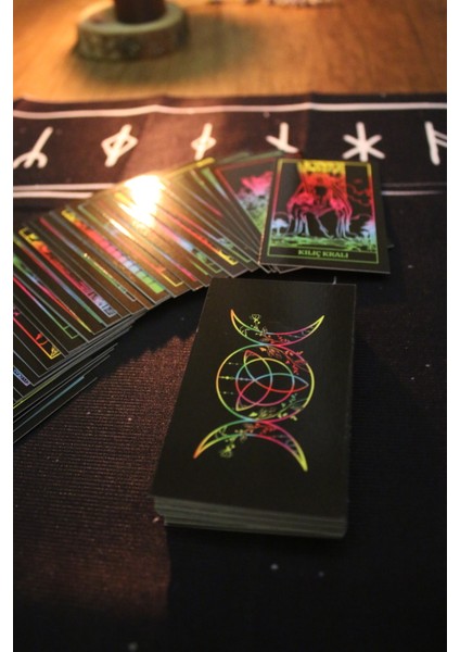 Küçük Rainbow Spiritüel Tarot Destesi 78 Kart