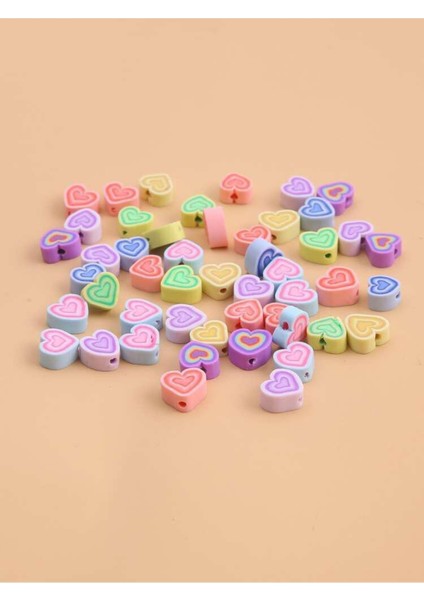 Fimo Kalp Boncuk 25 Adet