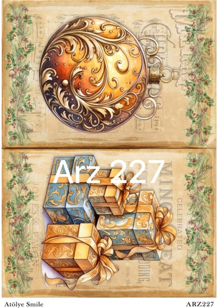 ARZ227 Pirinç Dekopaj 30X42