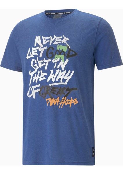 539247-01 Greatness Tee 1 Erkek Basketbol Spor Mavi Tişört indirimleri