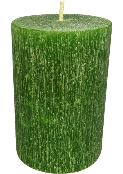 10X7CM Çizgili Silindir Mum Silikon Kalıp K-1245, Kokulu Taş Sabun Alçı Mum Kalıbı