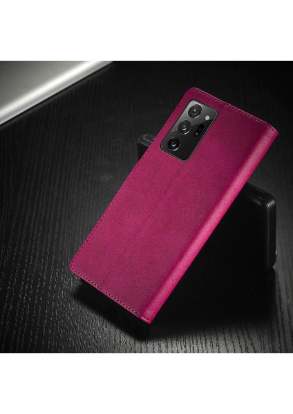 Samsung Galaxy Not 20 Için Kılıf Ultra Kart Yuvaları Cüzdan Buzağı Doku Flip (Yurt Dışından) modelleri