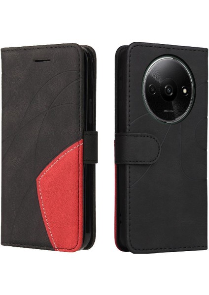 Xiaomi Redmi A3 Için Flip Case Pu Deri Flip Folio Kılıf Kickstand ile (Yurt Dışından)