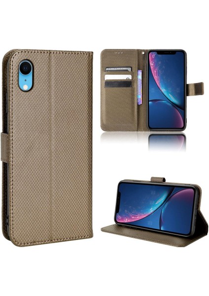 IPhone Xr Kapak Kickstand Kart Tutucu Manyetik Cüzdan (Yurt Dışından) modelleri