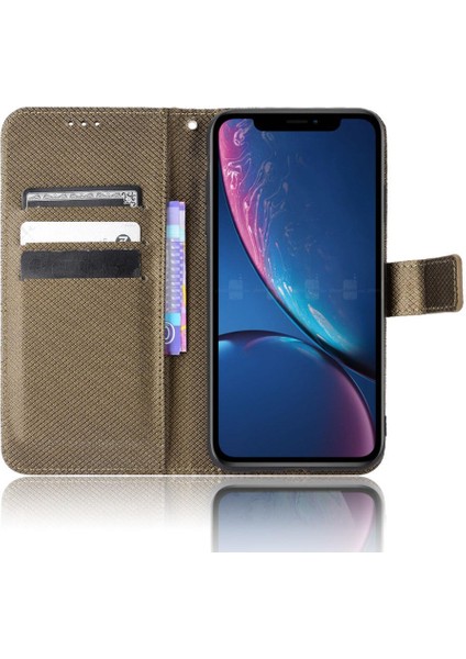 IPhone Xr Kapak Kickstand Kart Tutucu Manyetik Cüzdan (Yurt Dışından) fırsatları