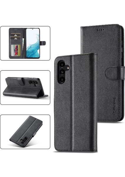 Samsung Galaxy A54 5g Için Kılıf Tutucu ile Buzağı Doku Yatay Çevirme (Yurt Dışından) modelleri