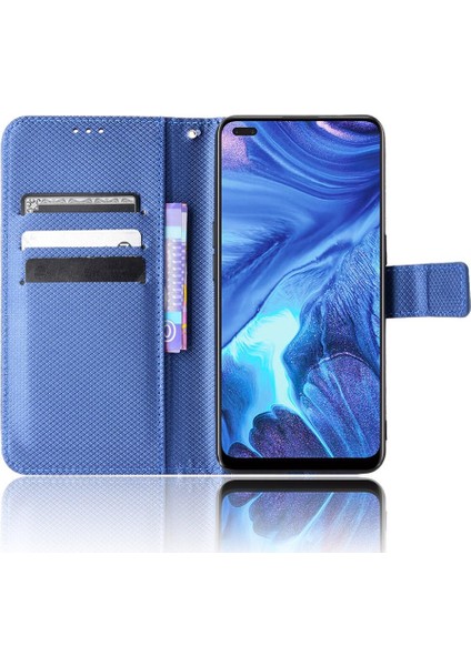 Oppo Oppo 4 4g Manyetik Cüzdan Kickstand Kart Tutucu Kapak Için Kılıf (Yurt Dışından) modelleri