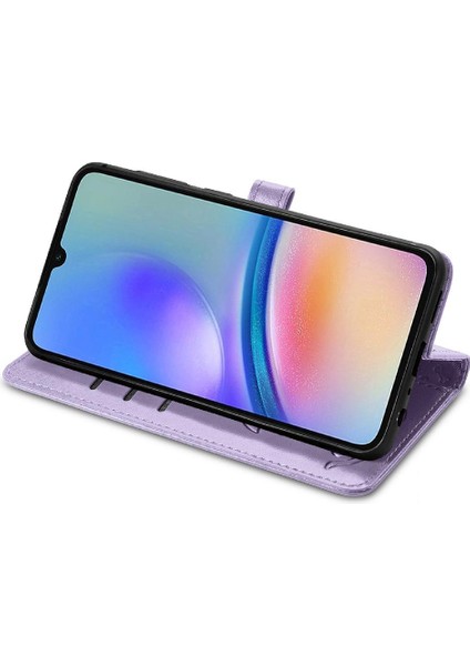 Samsung Galaxy A05S Kılıf Için Kılıf Karikatür Hayvanlar Kısa Kayış Flip (Yurt Dışından)