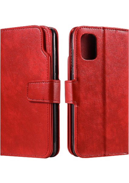Samsung Galaxy Case Pu Deri Manyetik Cüzdan 9 Kart Yuvaları Için Kılıf (Yurt Dışından)