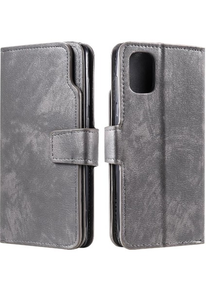 Samsung Galaxy Case Pu Deri Manyetik Cüzdan 9 Kart Yuvaları Için Kılıf (Yurt Dışından)