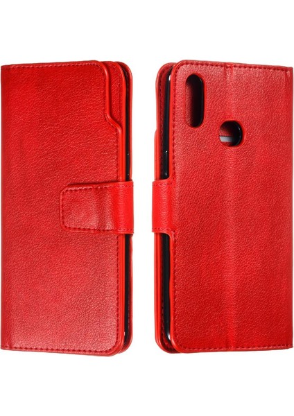 Samsung Galaxy A10S Kickstand Pu Deri Cüzdan 9 Kart Yuvaları Için Kılıf (Yurt Dışından) indirimleri