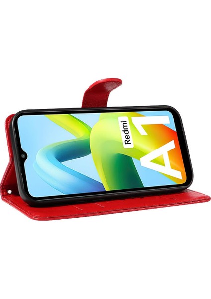 Xiaomi Redmi A1 Için Kılıf Yüksek Kaliteli Deri ve Kart Yuvası Kabartmalı (Yurt Dışından) indirimleri