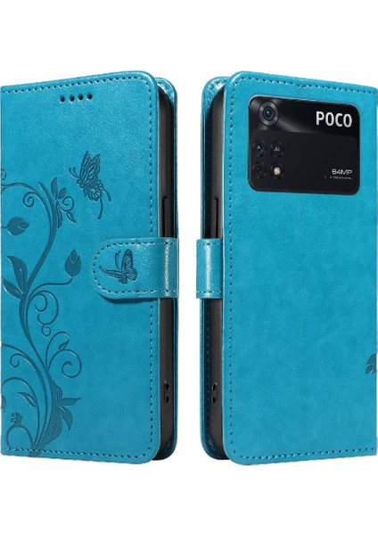 Xiaomi Poco M4 Pro 4g Kabartmalı Kelebek El Kayışı ve (Yurt Dışından)