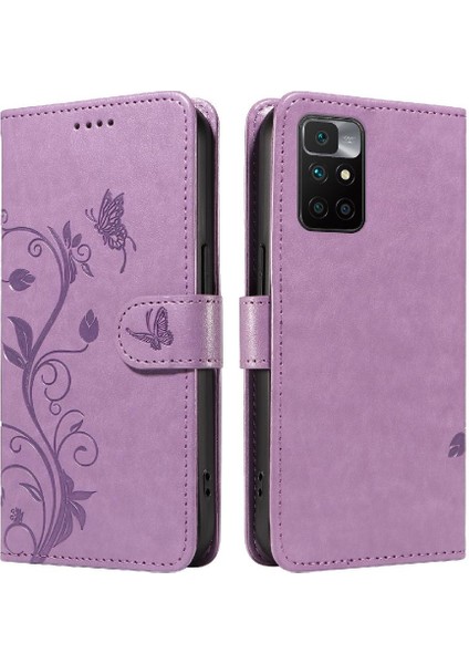 Xiaomi Redmi Için Kılıf 10 4g ve Kart Yuvası Kabartmalı Kelebek El ile (Yurt Dışından)