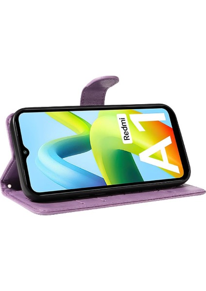 Xiaomi Redmi A1 Için Kılıf Yüksek Kaliteli Deri ve Kart Yuvası Kabartmalı (Yurt Dışından) indirimleri