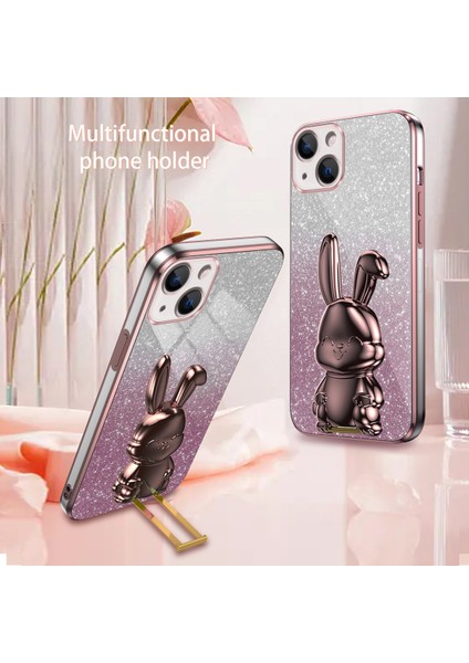 iPhone 15 Plus'lı Elektro Kaplama Telefon Kılıfı (Yurt Dışından)