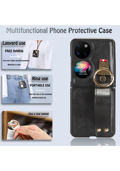 Huawei P50 Cep/cepler Uyumluluk Kolaylık Premium Pu (Yurt Dışından) modelleri