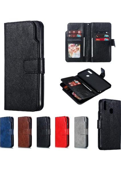 Huawei Y9 2019/Y8S Cüzdan Pu Deri Manyetik Kickstand 9 Kart (Yurt Dışından) fiyatları