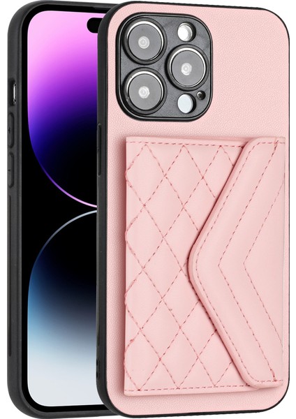 iPhone 14 Pro Max Deri+Tpu Darbeye Dayanıklı Telefon Kılıfı (Yurt Dışından)