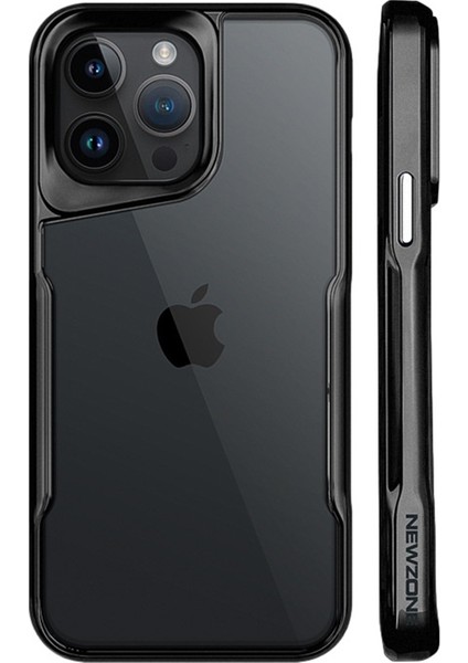 iPhone 15 Pro Max Mat Düşmeye Dayanıklı Tpu+Akrilik Telefon Kılıfı (Yurt Dışından)
