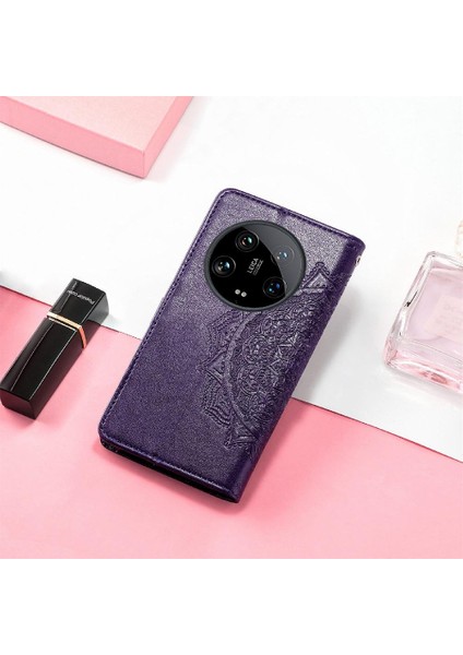 Xiaomi 14 Için Kılıf Ultra Kapak Kapak Basit Iş Deri Kılıf Desen (Yurt Dışından) modelleri