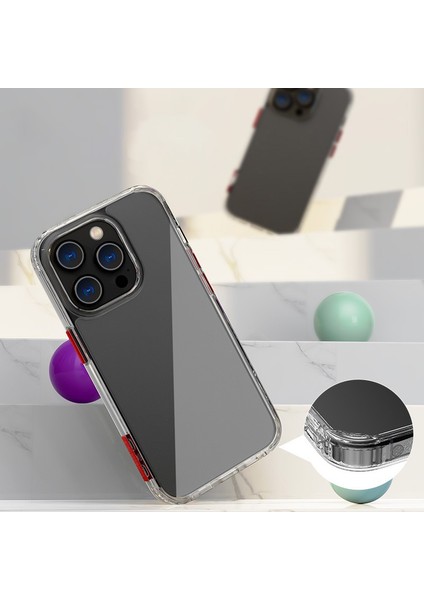 iPhone 14 Pro Max Şeffaf Koruyucu Pc+Tpu Telefon Kılıfı (Yurt Dışından) indirimleri