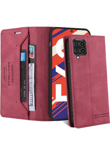 Samsung Galaxy F62/M62 Iki Kart Yuvaları Kickstand Premium Deri (Yurt Dışından) fırsatları