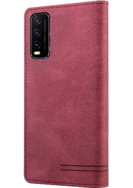 Vıvo Y12A Iki Kart Yuvaları Premium Deri Kickstand Premium Için Kılıf (Yurt Dışından) indirimleri