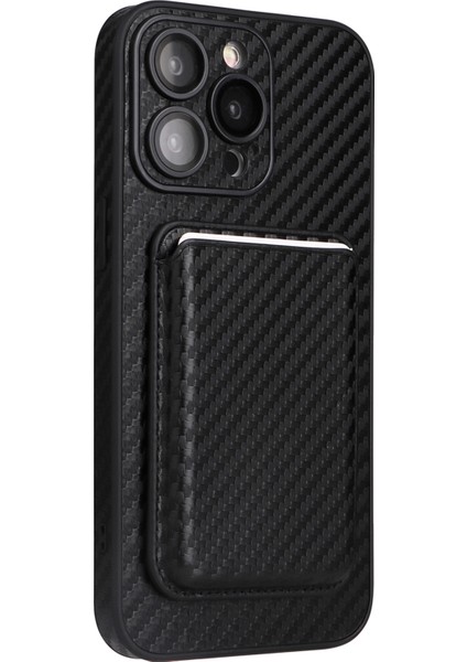iPhone 14 Pro Karbon Fiber Pu+Pc+Tpu Telefon Kılıfı (Yurt Dışından)