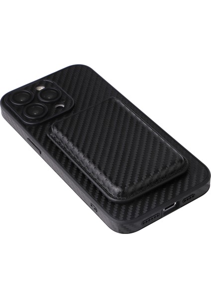 iPhone 14 Pro Karbon Fiber Pu+Pc+Tpu Telefon Kılıfı (Yurt Dışından)