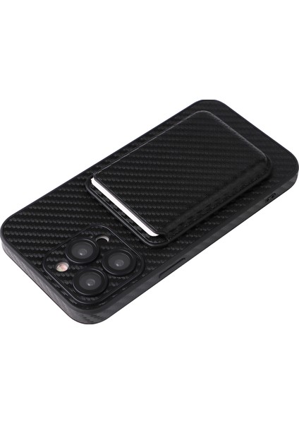 iPhone 14 Pro Karbon Fiber Pu+Pc+Tpu Telefon Kılıfı (Yurt Dışından)
