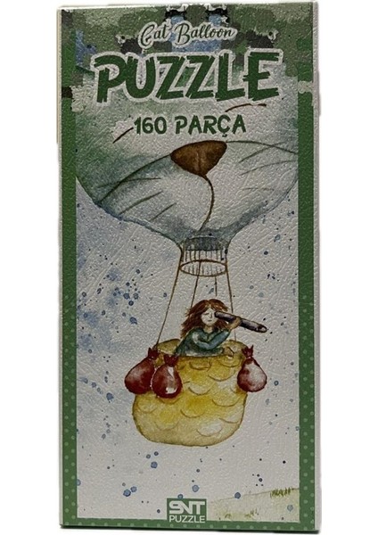 160 Parça Puzzle Cat Balloon