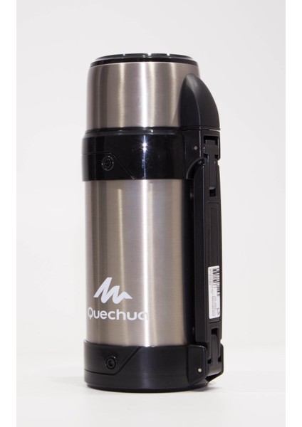 Termos - Paslanmaz Çelik - 1,5 L Meridyendukkan 12,5 cm x 29 cm Çap Siyah Quechua
