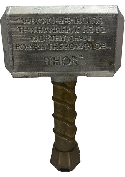 Thor'un Çekici Mjolnir - Marvel Thor Çekiç - 15CM
