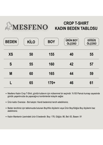 Kadın Basic Oversize Fit, %100 Pamuk Bisiklet Yaka Kalın Kumaş Crop T-Shirt