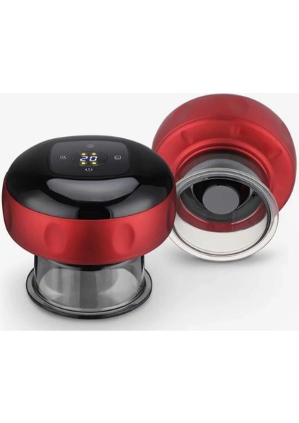 Akıllı Masaj Kupası Infraruj Tedavili Masaj Aleti ( 12 vakum modu + 12 sıcaklık modu + zaman ayarlı)