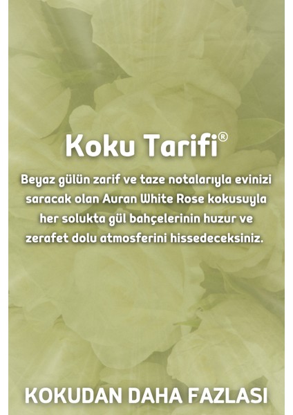 Beyaz Gül Yedek Çubuklu Oda Ve Ortam Kokusu Esansı Yedek Dolum Şişe White Rose 250ml fiyatları