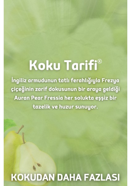 Armut & Frezya Yedek Çubuklu Oda Ve Ortam Kokusu Esansı Yedek Dolum Pear Freesia 250ml