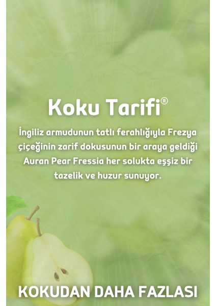 Armut & Frezya Yedek Çubuklu Oda Ve Ortam Kokusu Esansı Yedek Dolum Pear Freesia 500ml fiyatları