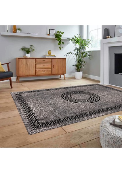 Dijital Baskılı Kaymaz Taban Yıkanabilir Çerçeveli Mutfak Salon Halısı, V-Çerçeveli-12-Gri, fiyatları