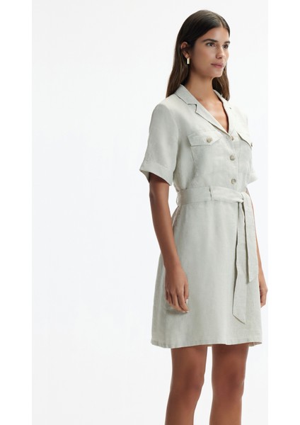 Ceket Yaka Kısa Kol Elbise fiyatları