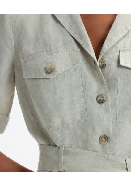 Ceket Yaka Kısa Kol Elbise modelleri