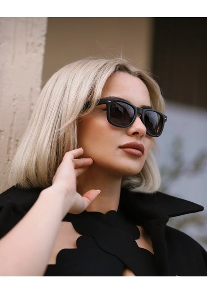 Klasik Kemik Siyah Unisex Güneş Gözlüğü